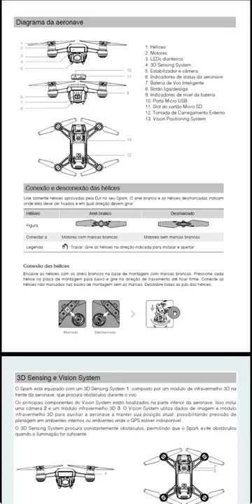 Manual Técnico de Drones Agrícolas - Diagramas e Sensores 3D